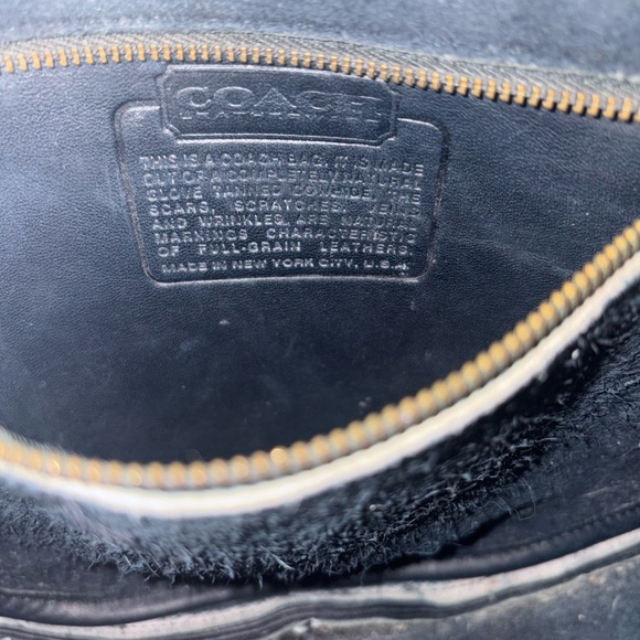 Vintage Coach Navy Blue Pulley Bag 9240 - Picture 12 of 16